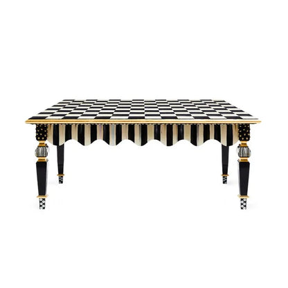 Courtly Check & Stripe Coffee Table
