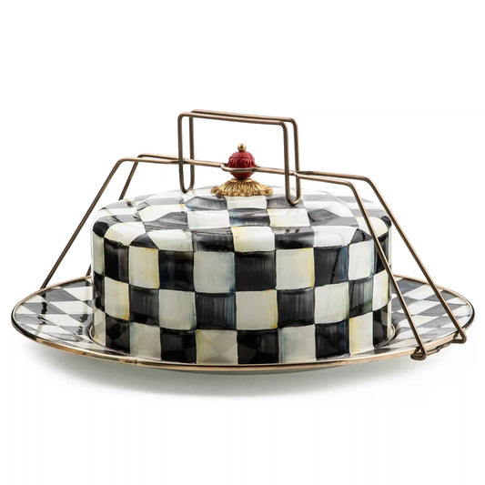 Courtly Check Cake Carrier