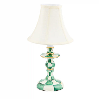 Royal Check Candlestick Lamp