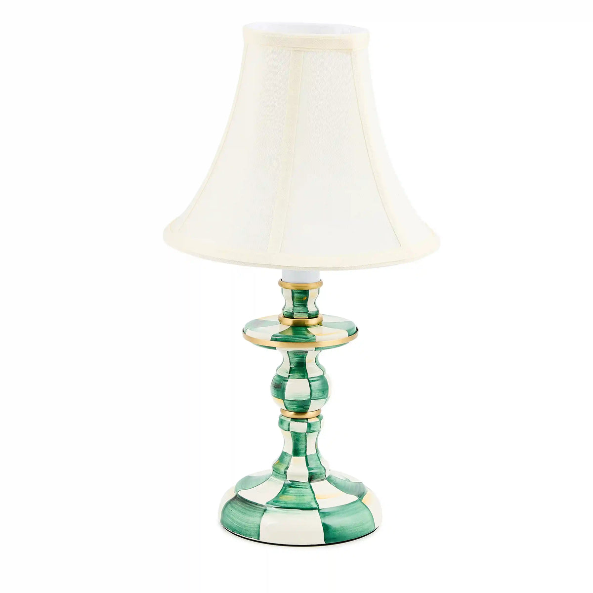 Courtly Check Candlestick Lamp