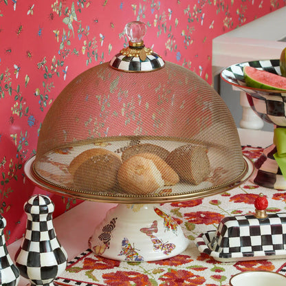 Courtly Check Small Mesh Dome