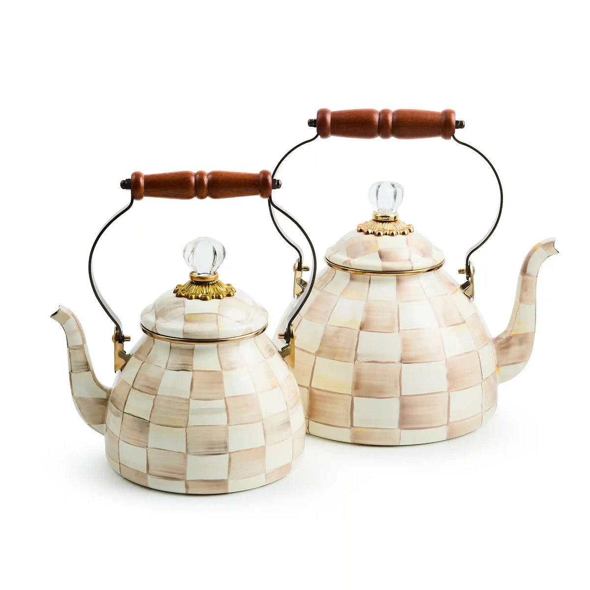 Rosy Check 3 Quart Tea Kettle