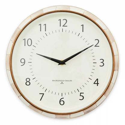 Courtly Check School Wall Clock