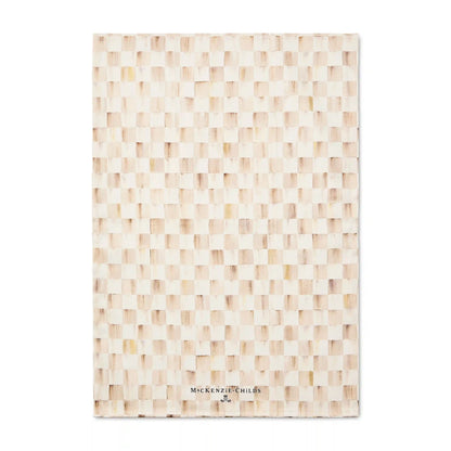 Violet Check Printed Dish Towel