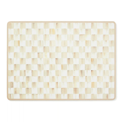 Sterling Check Cork Back Placemats, Set of 4