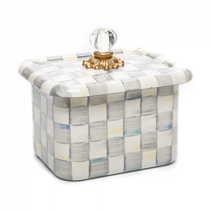 Courtly Check Recipe Box