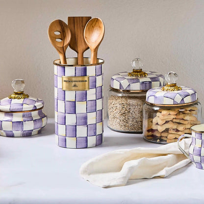 Sky Check Utensil Holder