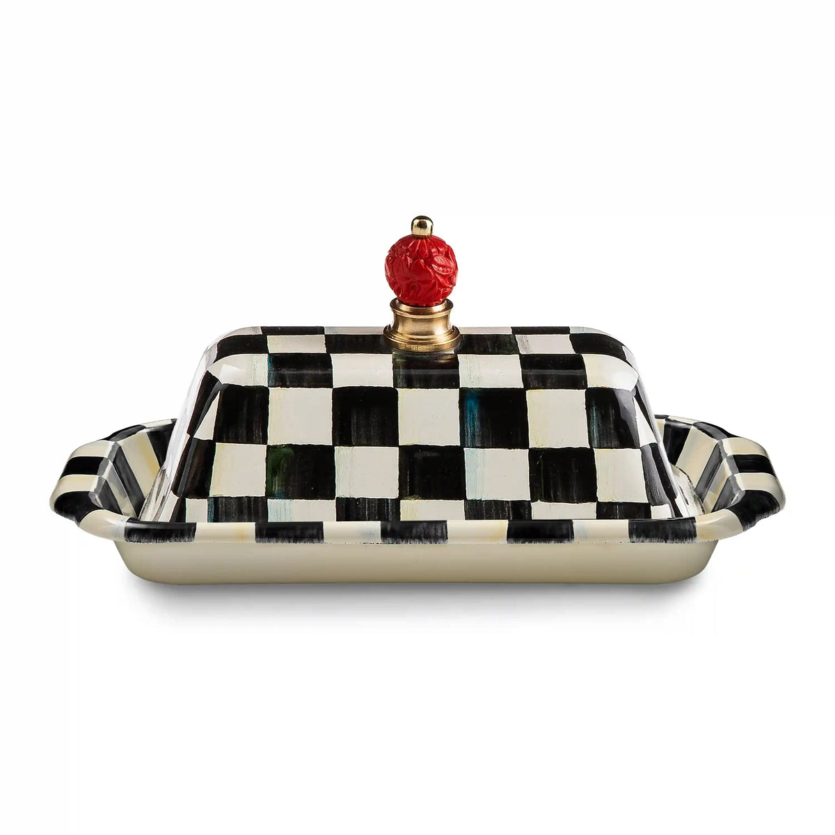 Emerald Check Butter Box