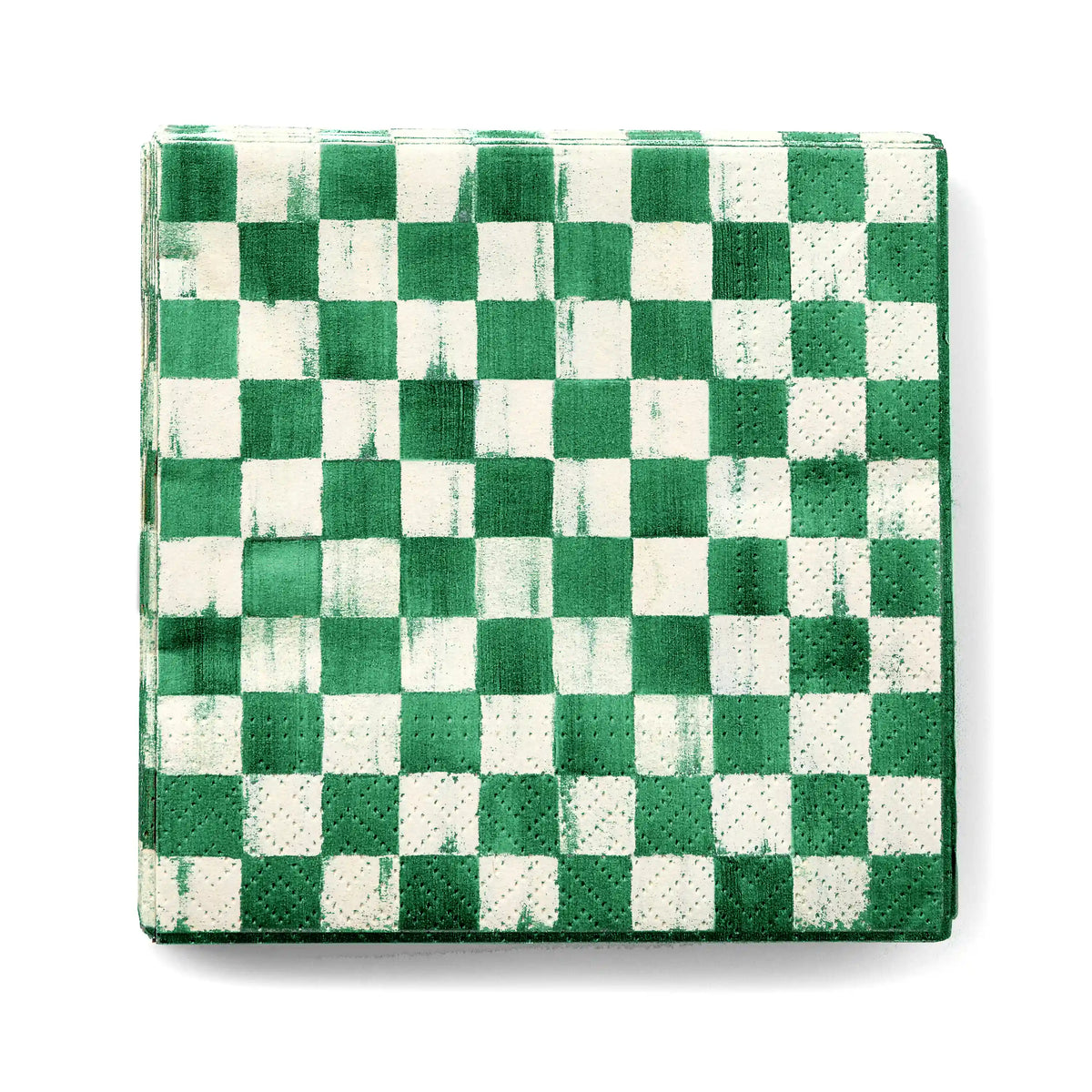 Rosy Check Cocktail Paper Napkins