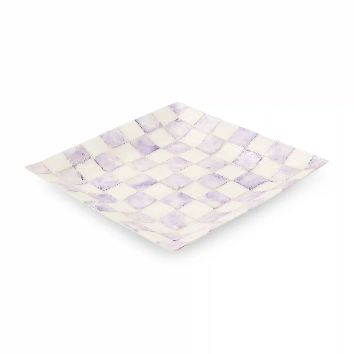 Rosy Check Capiz Catchall Tray