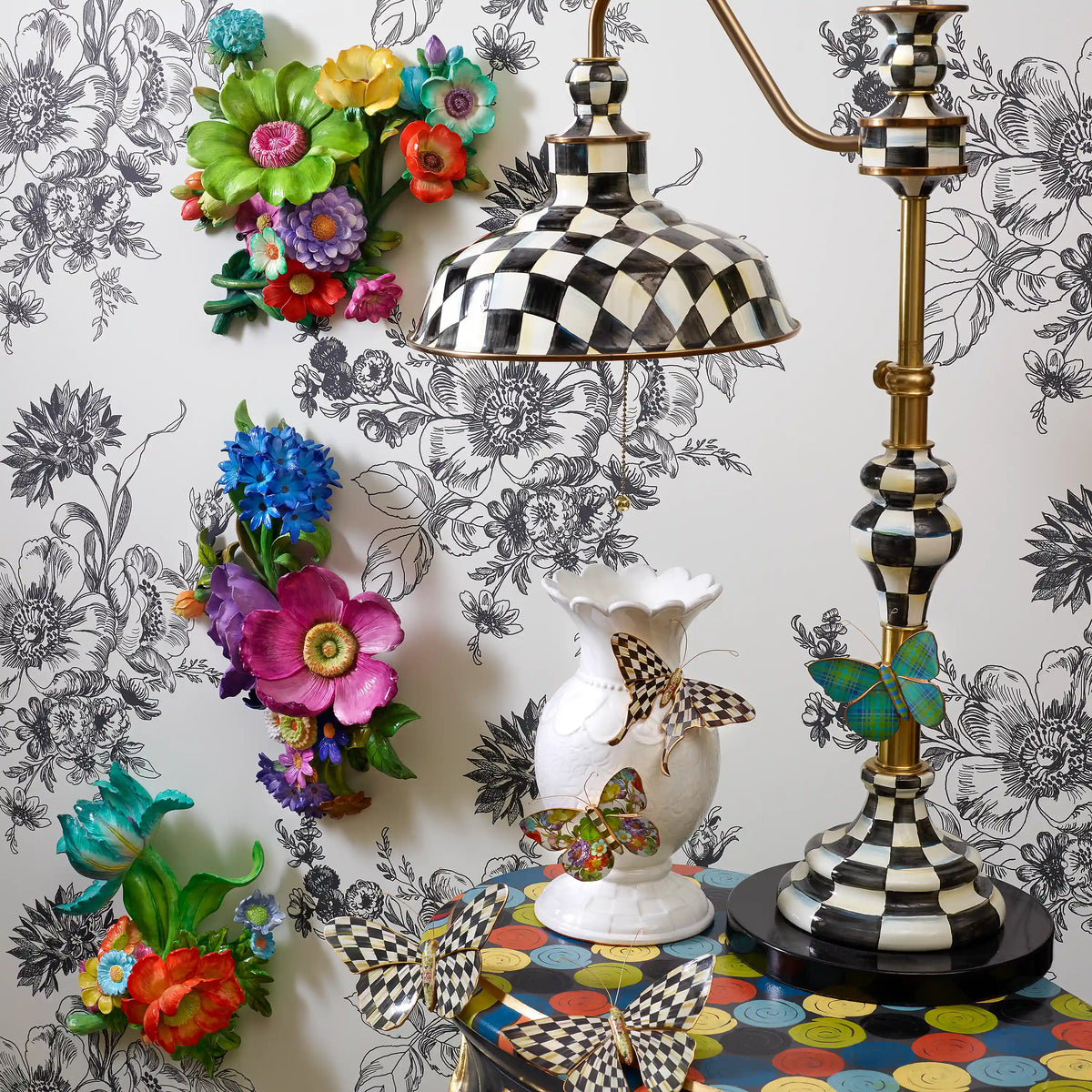 Mocha Butterfly Wall Decor Duo