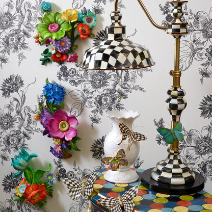 Rosy Check Butterfly Wall Decor