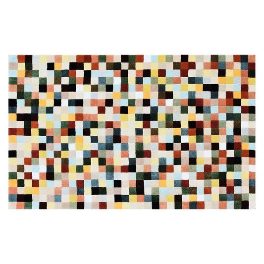 Multicolor Checkerboard 5' x 8' Rug