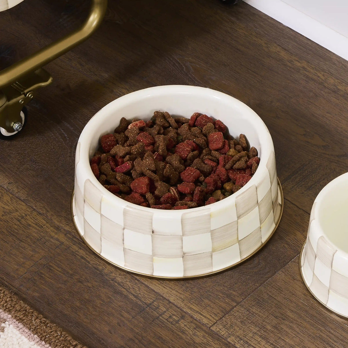 Royal Check Large Pet Dish