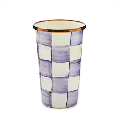Mocha Check 10 Ounce Tumbler