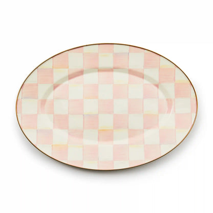 Courtly Check Small Oval Platter
