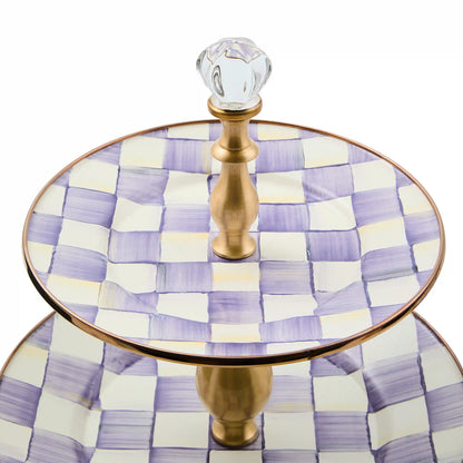 Courtly Check Two Tier Sweet Stand
