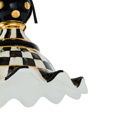 Courtly Check Medium Ceramic Pendant Lamp