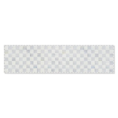 Sterling Checkered 2'6" x 10' Washable Runner