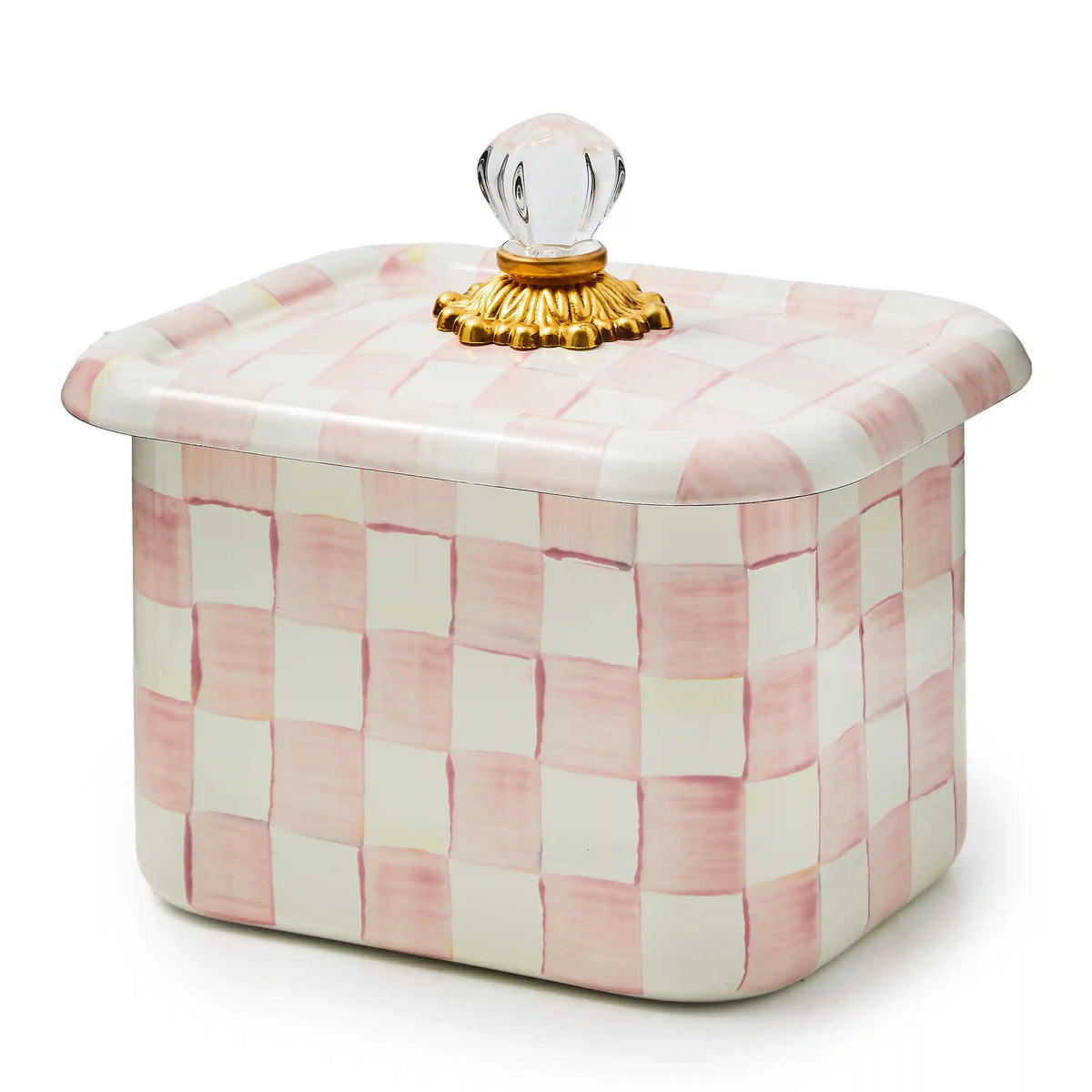Courtly Check Recipe Box