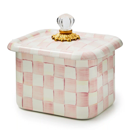 Courtly Check Recipe Box
