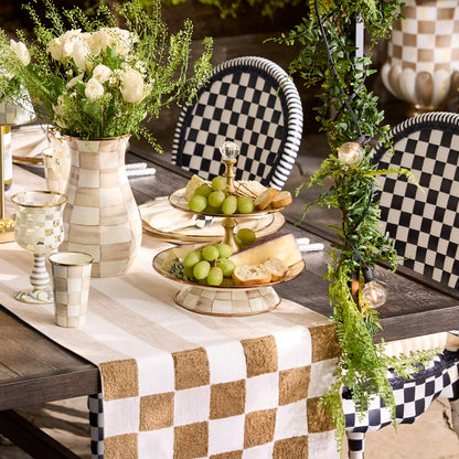 Royal Check Two Tier Sweet Stand