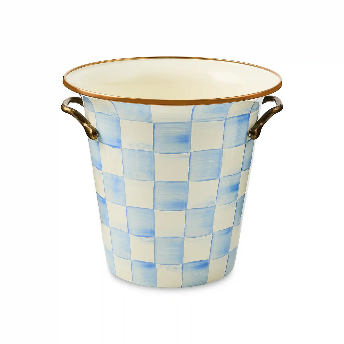 Mocha Check Wine Cooler