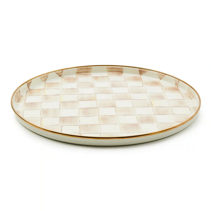 Rosy Check Round Tray