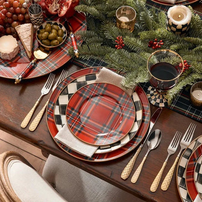 Tartastic Enamel Salad/Dessert Plate - Red