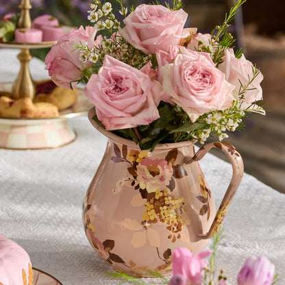 White Flower Market Pitcher