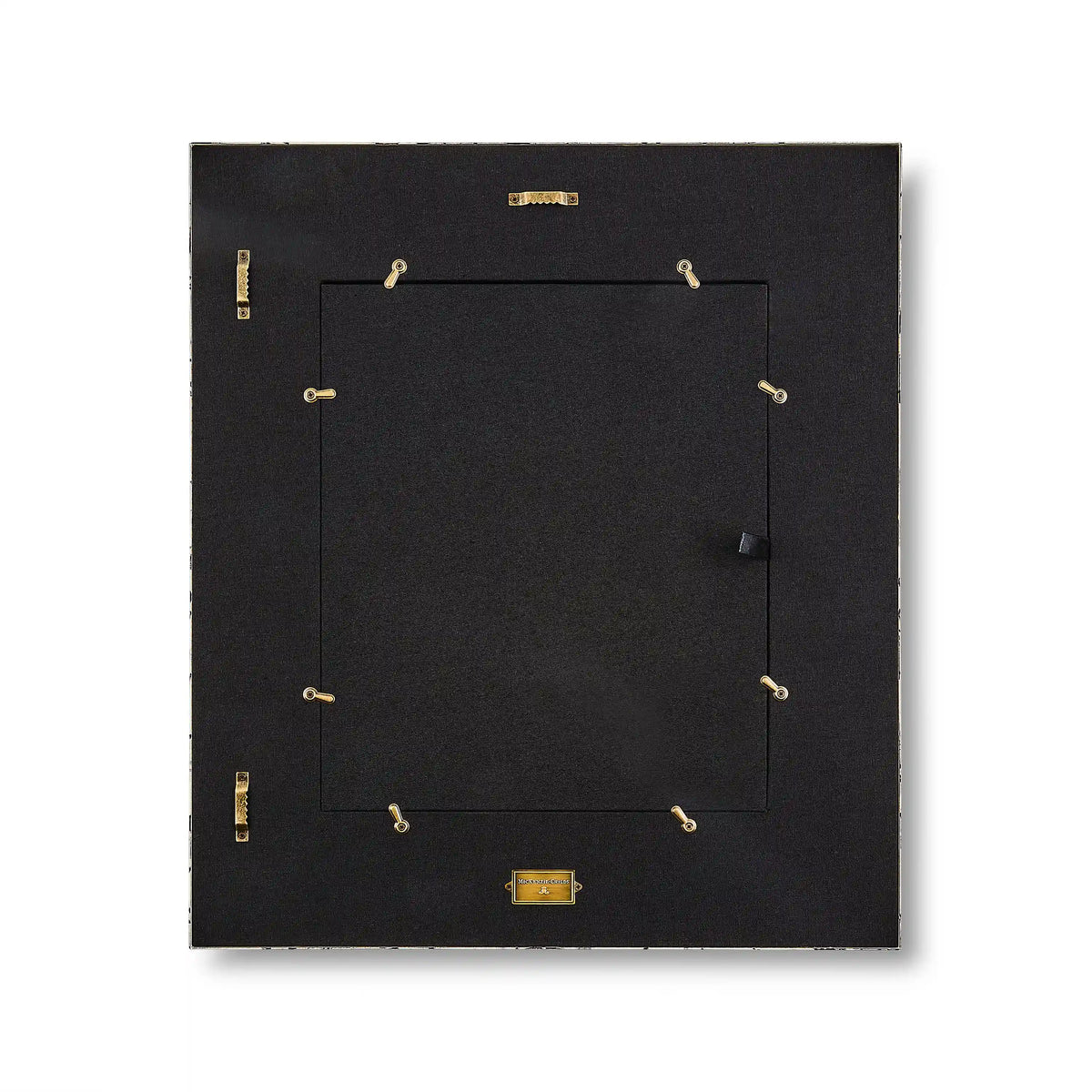 Sterling Check Enamel Wall Mirror