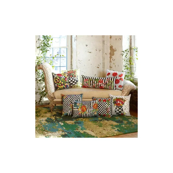 Courtly Flower Market Pillow