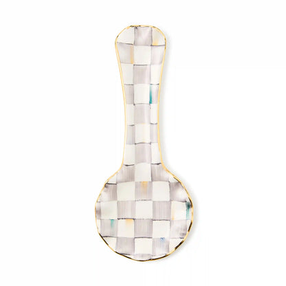 Courtly Check Ceramic Spoon Rest