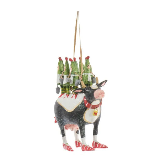 Patience Brewster 12 Days 8 Maids a-Milking Ornament