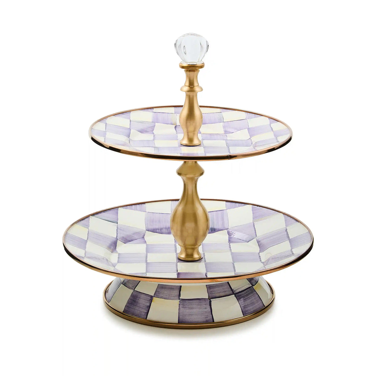Rosy Check Two Tier Sweet Stand