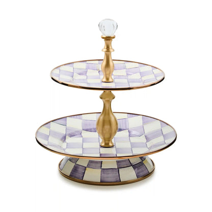 Rosy Check Three Tier Sweet Stand