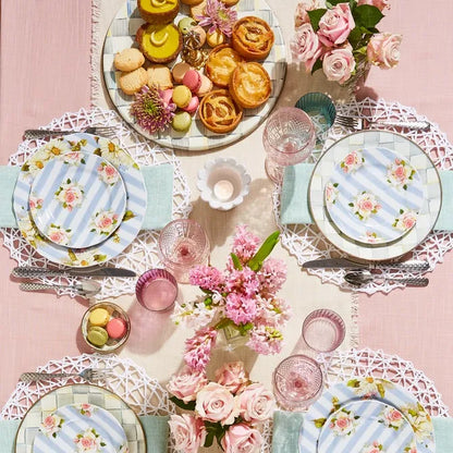 Sterling Check Dinner Plate