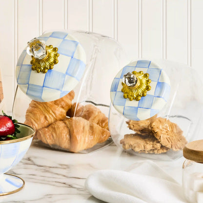 Sweets Jar with Mocha Check Lid