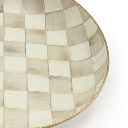 Violet Check Abundant Bowl