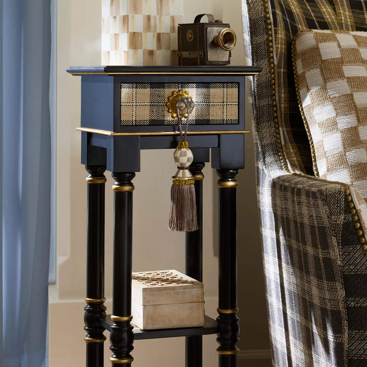 Courtly Check Tassel