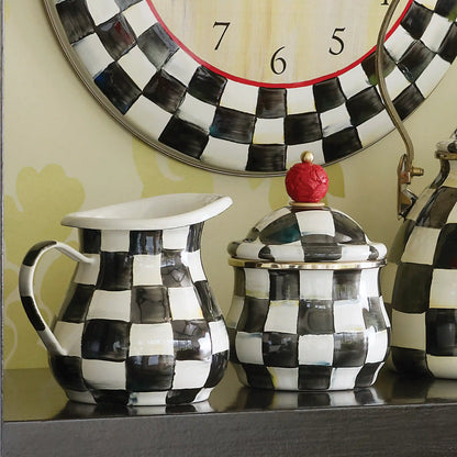 Sterling Check Creamer