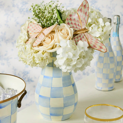 Wild Rose Brown Tall Vase