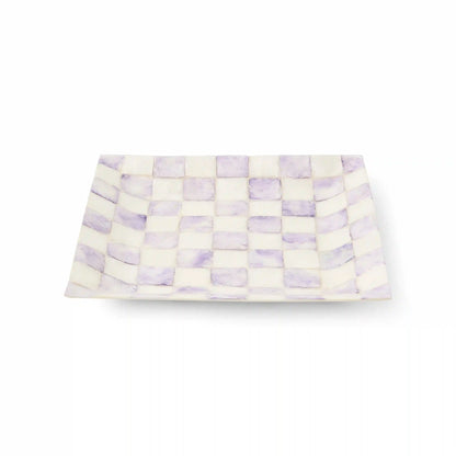 Courtly Check Capiz Catchall Tray