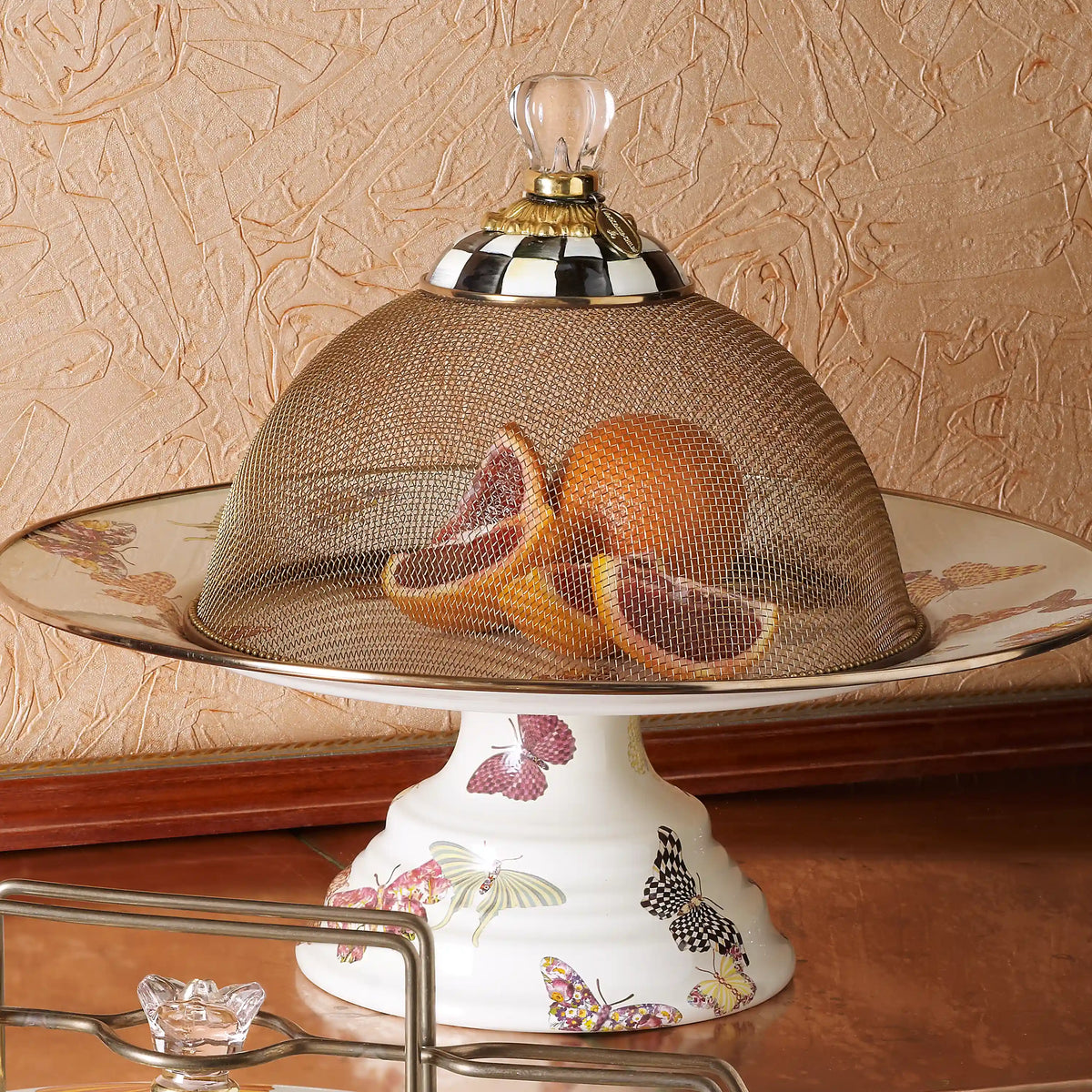 Rosy Check Small Mesh Dome